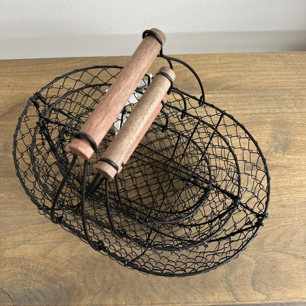 Drahtkorb oval 3erSet Posiwio Wilkens Wohnstudio
