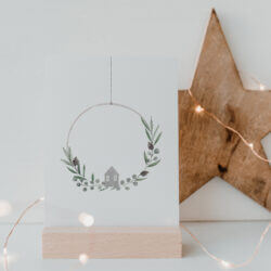 Weihnachtsdeko im Wohnzimmer – 20 tolle Ideen für die Adventszeit 127 pk-170_aquarellkarte_christmaswreath_photocredits_maggymelzer_1