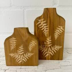 Wohnzimmer Deko mit Naturmaterialien – 15 tolle Ideen 57 22570-holz-vase-mit-blättern