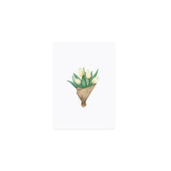 Den Eingangsbereich gestalten – 28 tolle Ideen für Garderobe und Haustür 24 22609-aquarellkarte-tulips