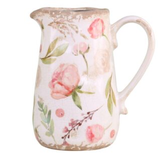 Kanne mit Blumen