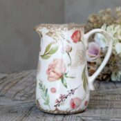 Kanne mit Blumen – Bild 2