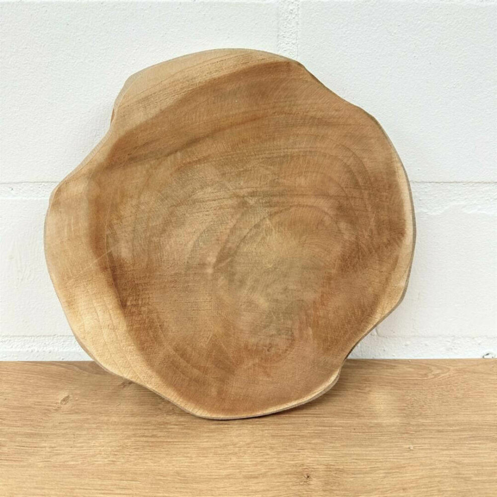 Holzscheibe Teak – Bild 1