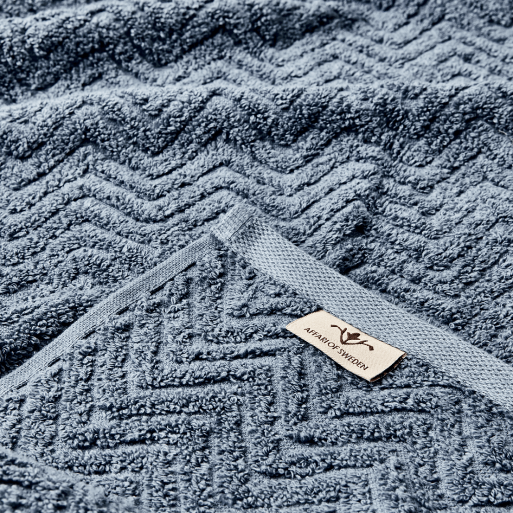 ARILD Handtuch blau/grau – Bild 3