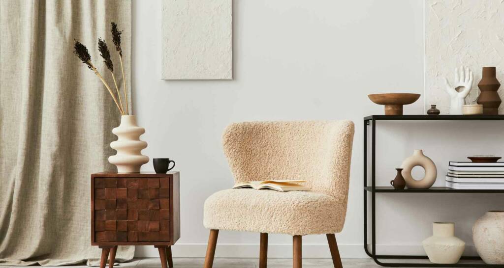 minimalistisch wohnen minimalistische ideen oberflächen teddystuhl PMTD Collection