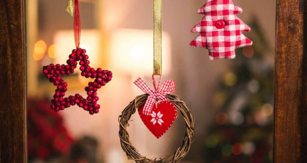 weihnachtsdeko nähen weihnachtliche fensterdeko hüttenzauber deko