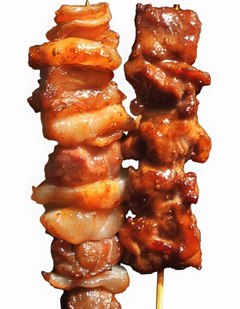 Korean BBQ Gochujang Schweinebauchspieße