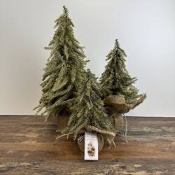 Das Esszimmer weihnachtlich dekorieren - 20 tolle Ideen 45 23650-1-fleur-tannebaum-mit-glitzergold-chic-antique.jpg