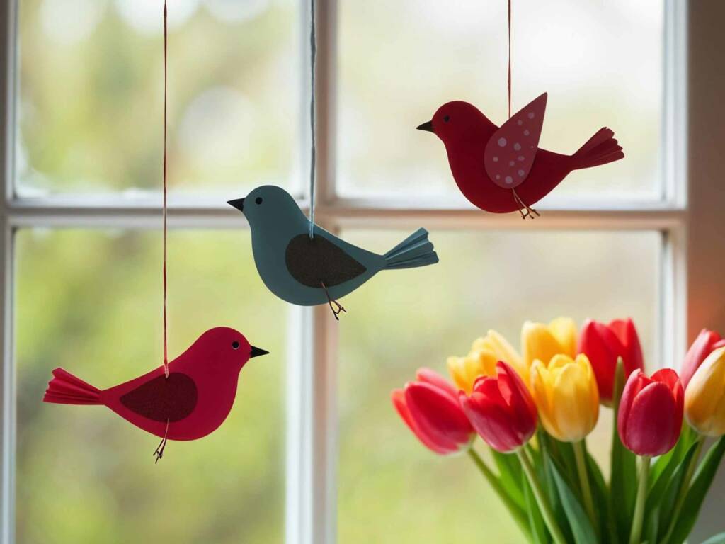 Frühlings Fensterdeko – 10 tolle Frühlingsideen