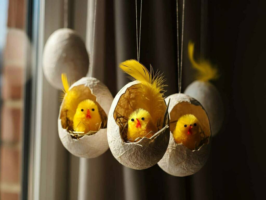 Fensterdeko für Ostern – 9 tolle Osterideen